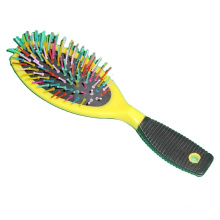 HB-008 Plastic Handle Salon & Household Hair Brush Straighten Dryer Hair Brush